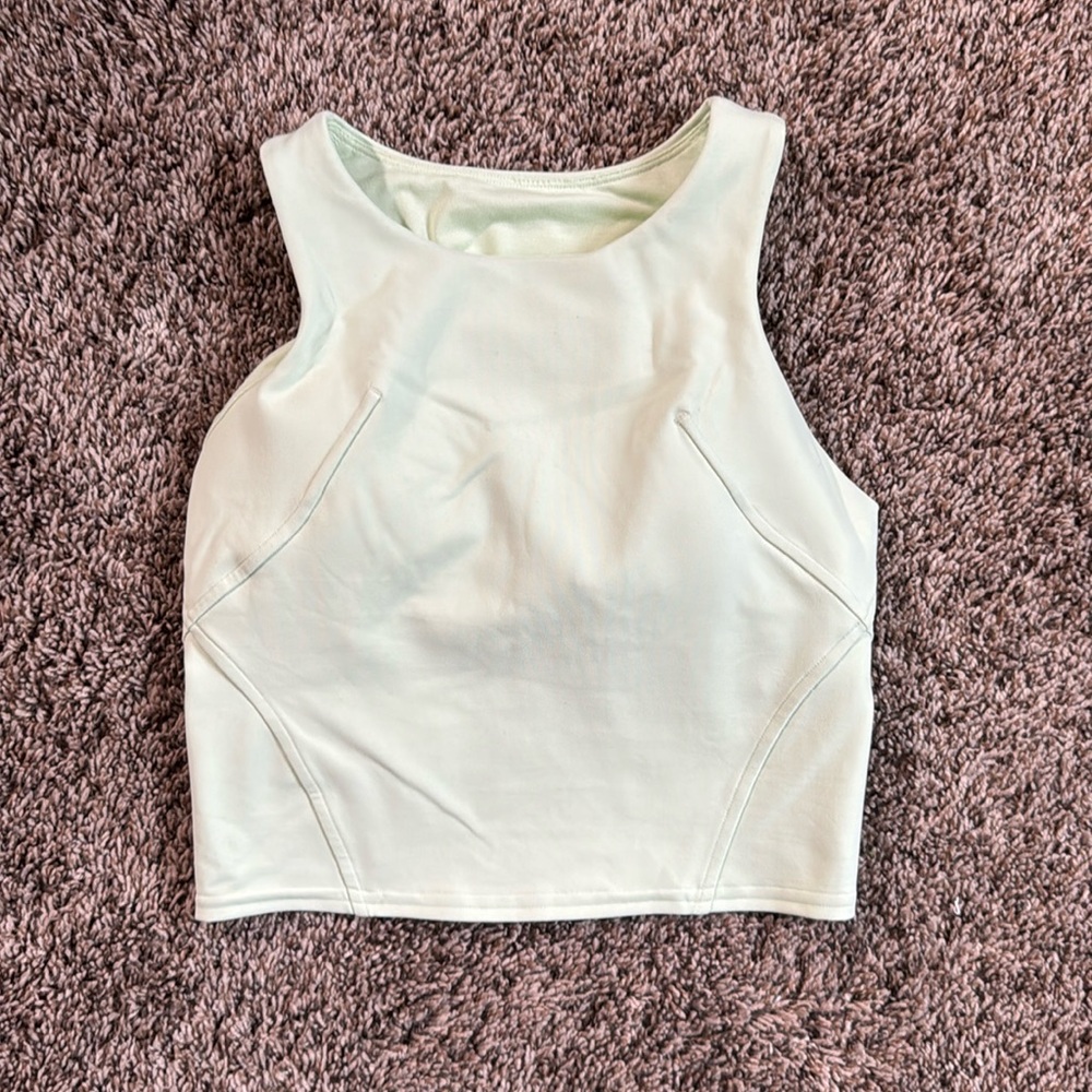 Light green lulu tank top